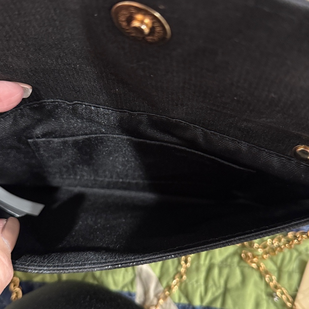 Badgley Mischka Black Beaded Evening Bag - Picture 6 of 6